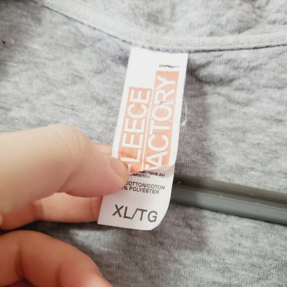 Fleece Factory Mens Nantucket Quilted Dark Grey Jacket Shacket XL Outdoor Hiking - Picture 6 of 8